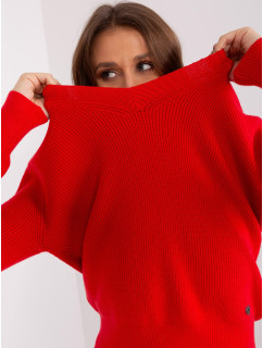 Sweter PM SW PM895.40P czerwony