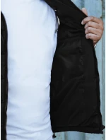 Pánská prošívaná vesta s kapucí černá Dstreet model 21979564 - FashionStreet Pánská prošívaná vesta s kapucí černá Dstreet model 21979564 - FashionStreet