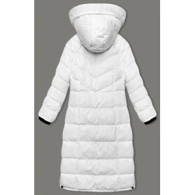 bílá dámská zimní bunda model 21246137 - J.STYLE