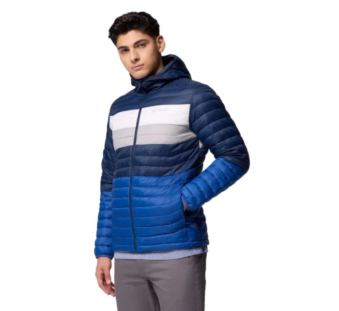 Columbia Powder Pass Bunda s kapucí 2134131433 Blue L