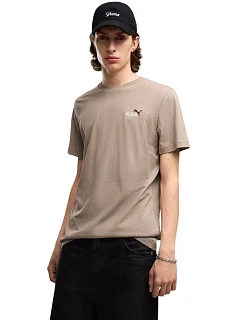 Pánské tričko  2 Color Small No. 1 Logo Tee, béžové, model 22301531 - Puma