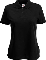 Fruit of the Loom Lady-Fit 65/35 Polo Dámské piqué polo 16.3212 black