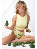 Kalhotky AVOCADO simple brasil maxi žluté - Julimex