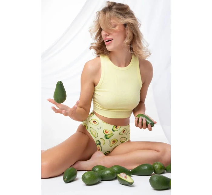 Kalhotky AVOCADO simple brasil maxi žluté - Julimex