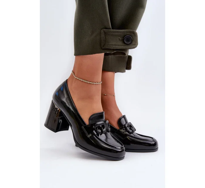 Polobotky na podpatku  model 195396 Step in style