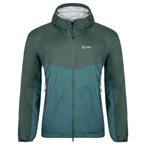 Pánská outdoorová bunda HURRICANE-M Tmavě zelená - Kilpi