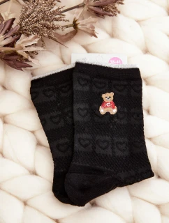 Dámské Vzorované Ponožky S model 21643731 Černé - Aura.via