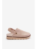 Dámské Pantofle Na Silné Podešvi S Kožíškem A Přezkou Černé model 21679280 - Boto Dámské Pantofle Na Silné Podešvi S Kožíškem A Přezkou Černé model 21679280 - Boto