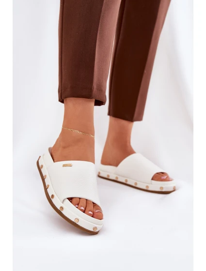 Dámské Pantofle Na Platformě S Big Star Bílé model 21690734 - Big Star Shoes Dámské Pantofle Na Platformě S Big Star Bílé model 21690734 - Big Star Shoes