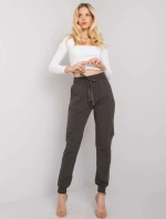 Tepláky RV DR 6896.48P tmavá khaki