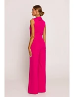 Kombinéza bez rukávů s dílem – fuchsiová model 22313054 - Moe Kombinéza bez rukávů s dílem – fuchsiová model 22313054 - Moe