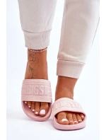 Dámské módní pantofle Big Star LL274A157 Světle růžové