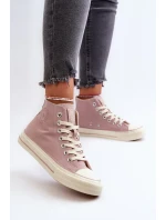 Dámské vysoké tenisky Big Star růžové Dámské vysoké tenisky Big Star růžové