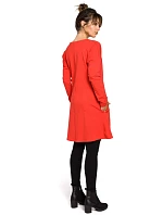 Dámské šaty B042 červené - BeWear Dámské šaty B042 červené - BeWear