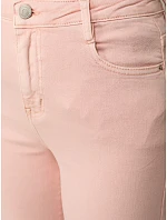 Dámské široké džíny růžové FashionStreet UY2970