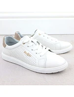 Filippo bílá kožená sportovní polobotka DP6738 Filippo bílá kožená sportovní polobotka DP6738