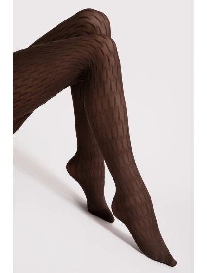 Fiore Stereo 40 DEN G6074 barva:čokoládová