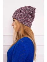 Fleecová čepice Roksana K209 purple+graphite Fleecová čepice Roksana K209 purple+graphite