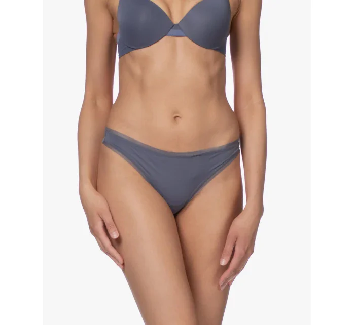 Tanga QF1666E-CDQ šedá - Calvin Klein