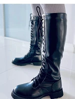 Dámské kozačky v jezdeckém 7752A - Ideal Shoes