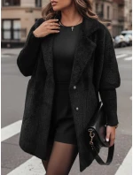 Dámský alpakový kabát RITA II black FashionStreet NY0669