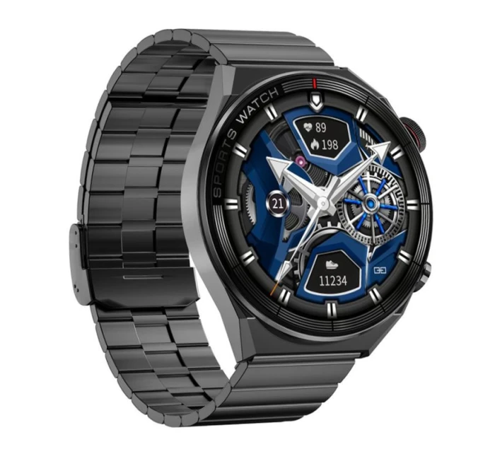 Chytré hodinky Rubicon RNCE99 Black Metal + Silicon SMARUB194 Chytré hodinky Rubicon RNCE99 Black Metal + Silicon SMARUB194