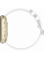 Dámské chytré hodinky  béžový silikonový řemínek + bílý řemínek model 21819976 - Gravity