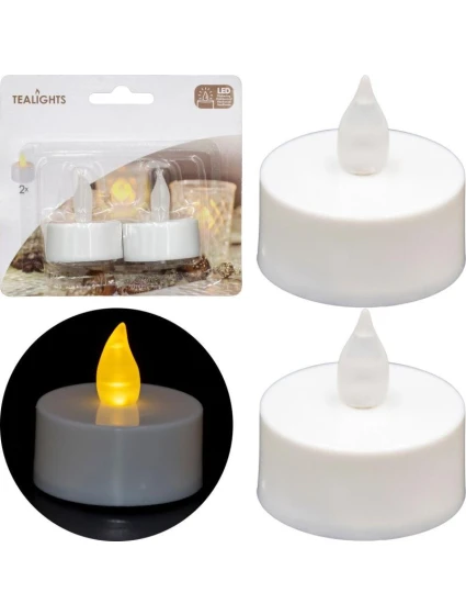 SADA 2 ČAJOVÝCH SVÍČEK