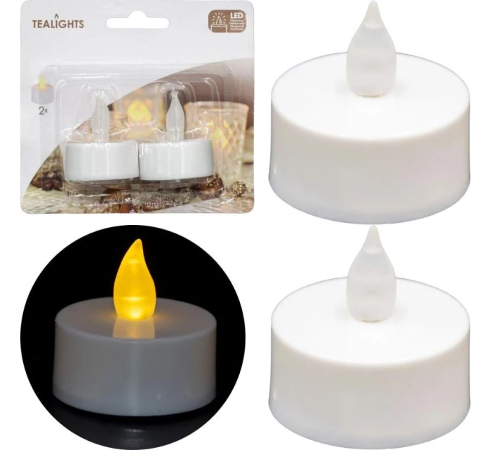 SADA 2 ČAJOVÝCH SVÍČEK