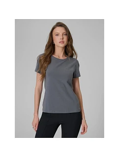 Dámské hladké tričko slim model 22171780 dámské - 4F