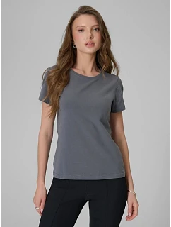 Dámské hladké tričko slim model 22171780 dámské - 4F