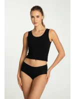 Dámské bavlněné kalhotky Mood Maxi Černá - Julimex Dámské bavlněné kalhotky Mood Maxi Černá - Julimex