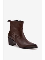 Boty na podpatku  model 219575 Step in style