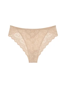 Dámské kalhotky Amourette Highleg Tai - YELLOW - sv. béžová 0026 - TRIUMPH
