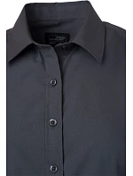 JN 677 Popelínová halenka s dlouhým rukávem model 22436651 navy - Daiber JN 677 Popelínová halenka s dlouhým rukávem model 22436651 navy - Daiber
