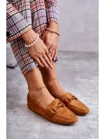 Semišové mokasíny se zdobením velbloudí model 21596166 - Boto