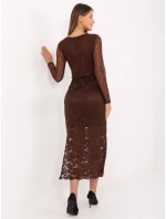 Spódnica MI SD model 21480339 brązowy - FPrice