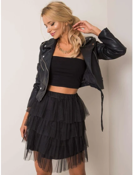 Dámská sukně TW SD BI model 19453618 černá - FPrice Dámská sukně TW SD BI model 19453618 černá - FPrice