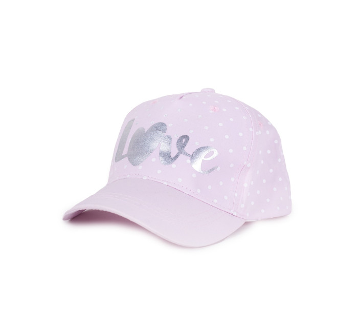Yoclub Dívčí kšiltovka CZD-0635G-A100 Pink