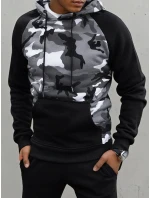 Pánská světle šedá mikina Dstreet BX5487