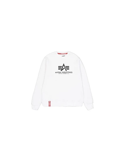 Pánská mikina Alpha Basic Sweater black s potiskem model 21865609 - Alpha Industries Pánská mikina Alpha Basic Sweater black s potiskem model 21865609 - Alpha Industries