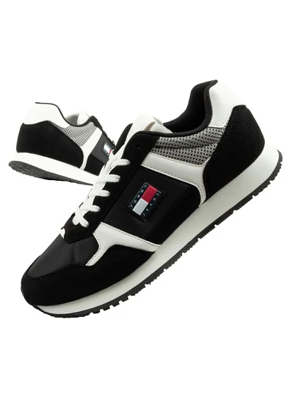 Tommy Hilfiger pánské sportovní boty Tjm Runner Casual black tenisky Tommy Hilfiger pánské sportovní boty Tjm Runner Casual black tenisky