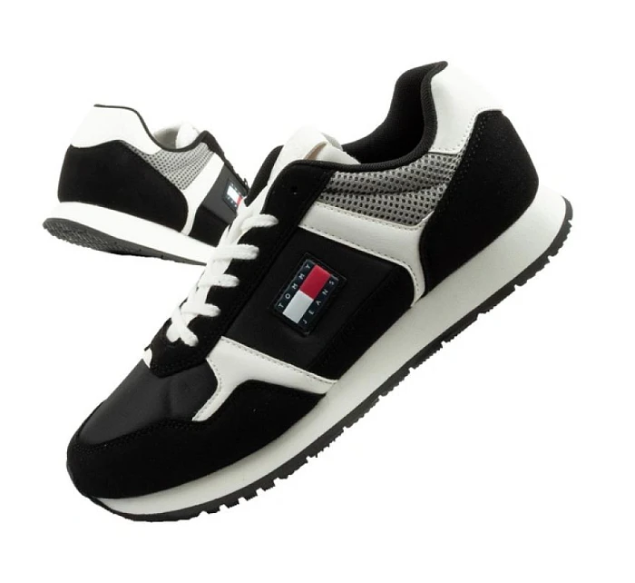 Tommy Hilfiger pánské sportovní boty Tjm Runner Casual black tenisky Tommy Hilfiger pánské sportovní boty Tjm Runner Casual black tenisky