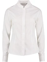 KK Popelínová halenka s dlouhým rukávem 43.0 white model 22461431 - Kustom Kit KK Popelínová halenka s dlouhým rukávem 43.0 white model 22461431 - Kustom Kit