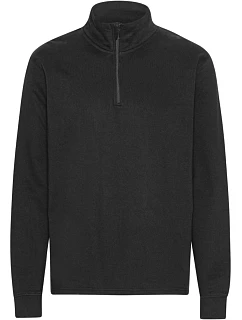 O Mikina z bio bavlny s 1/4 zipem black model 22451950 - Neutral