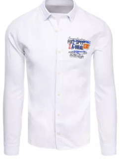 Pánská bílá košile Dstreet DX2283