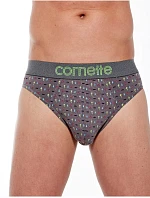 Pánské slipy 507/35 Tmavě šedá mix - Cornette