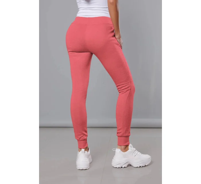 Růžové teplákové kalhoty (CK01-37)