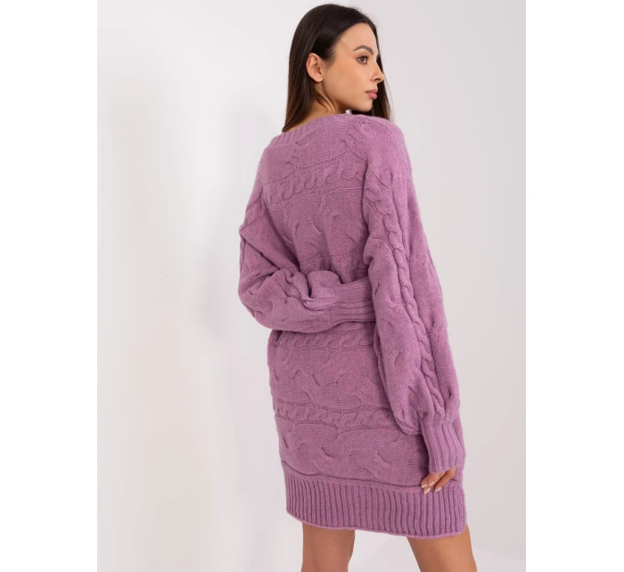 Sweter AT SW model 18909243 fioletowy - FPrice