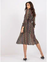 Šaty DHJ SK 15177 1.04P černá a béžová